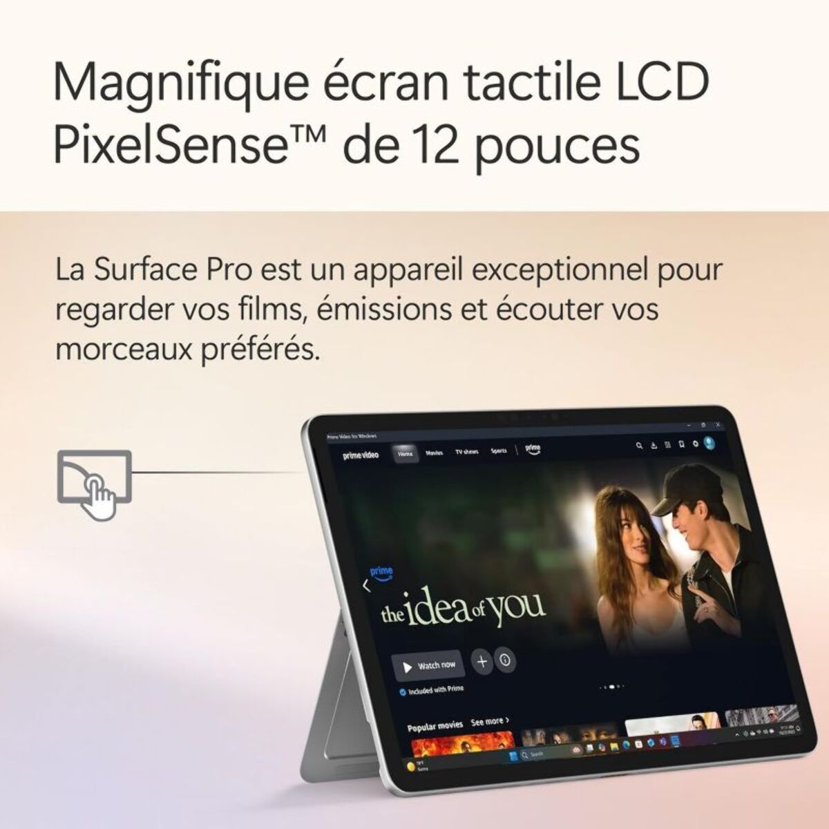 PC Hybride MICROSOFT Pack Surface Pro édition 12" Tactile Snapdragon X plus 16 Go RAM LPDDR5x SSD 512 Go avec clavier