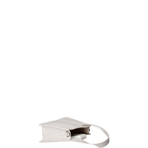 Borsa a mano da donna - Modello False - Vera pelle effetto cocco - 21.0 x 14.0 x 8.0 cm