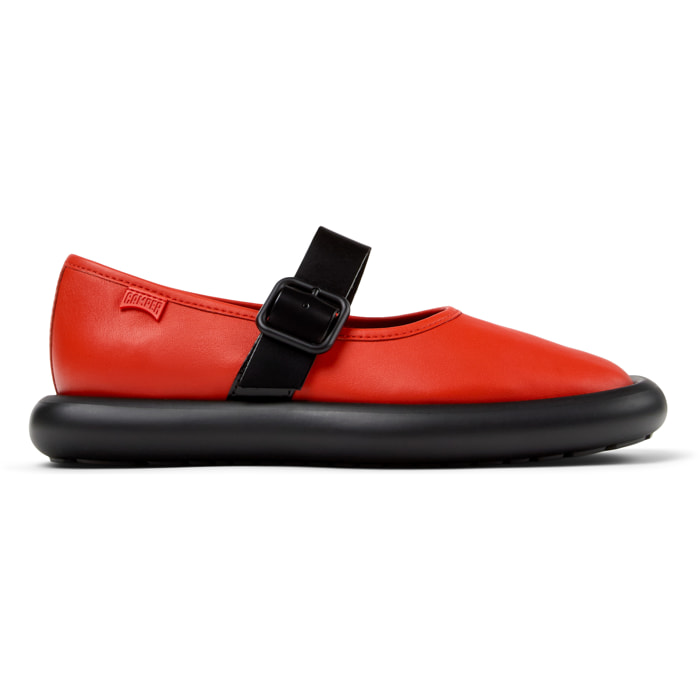 Bailarinas - CAMPER Onda - Rojo - Cuero liso