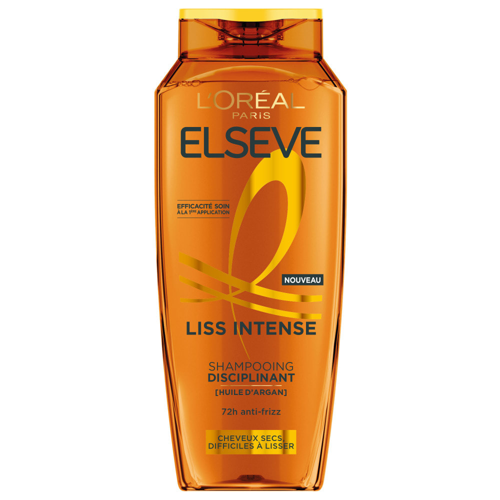 Lot de 12 - L'Oréal Paris Elseve Liss Intense Shampooing Disciplinant 300ml