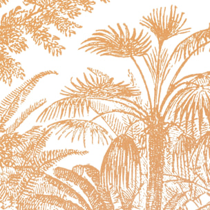 Papier peint panoramique Araucaria - Ocre Rose