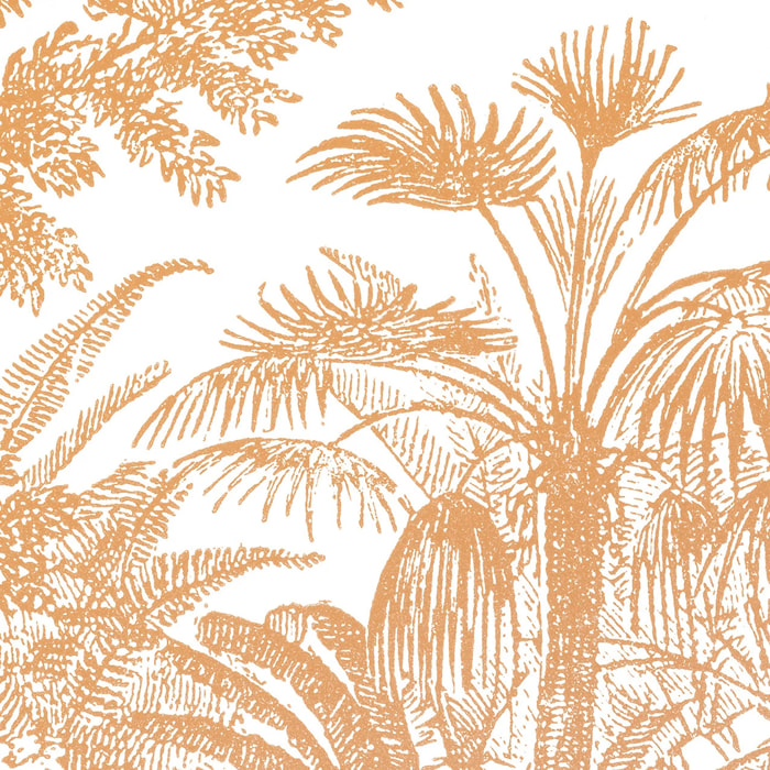 Papier peint panoramique Araucaria - Ocre Rose