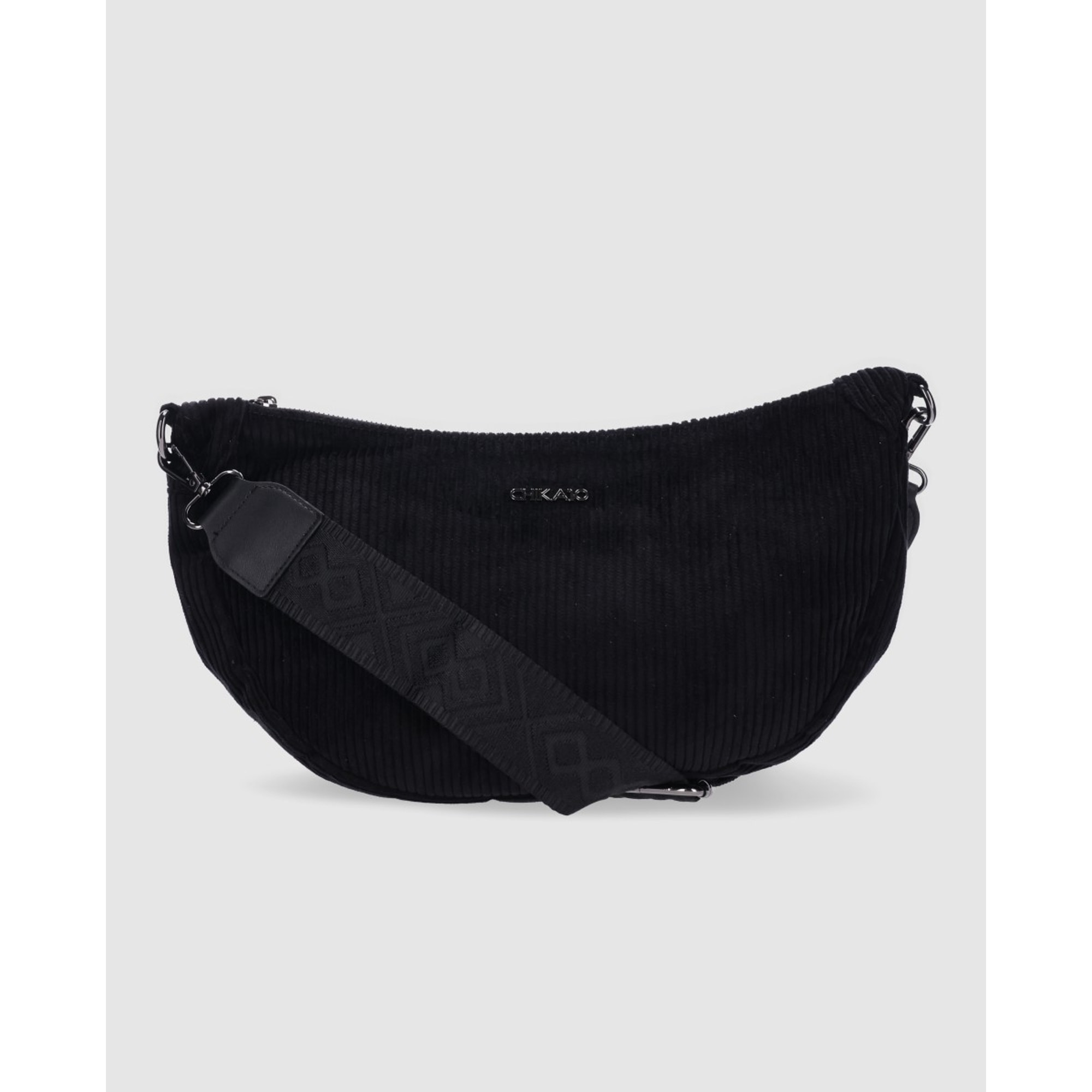 Bolso - Negro - Medida: 26 cm x 20 cm x 10 cm