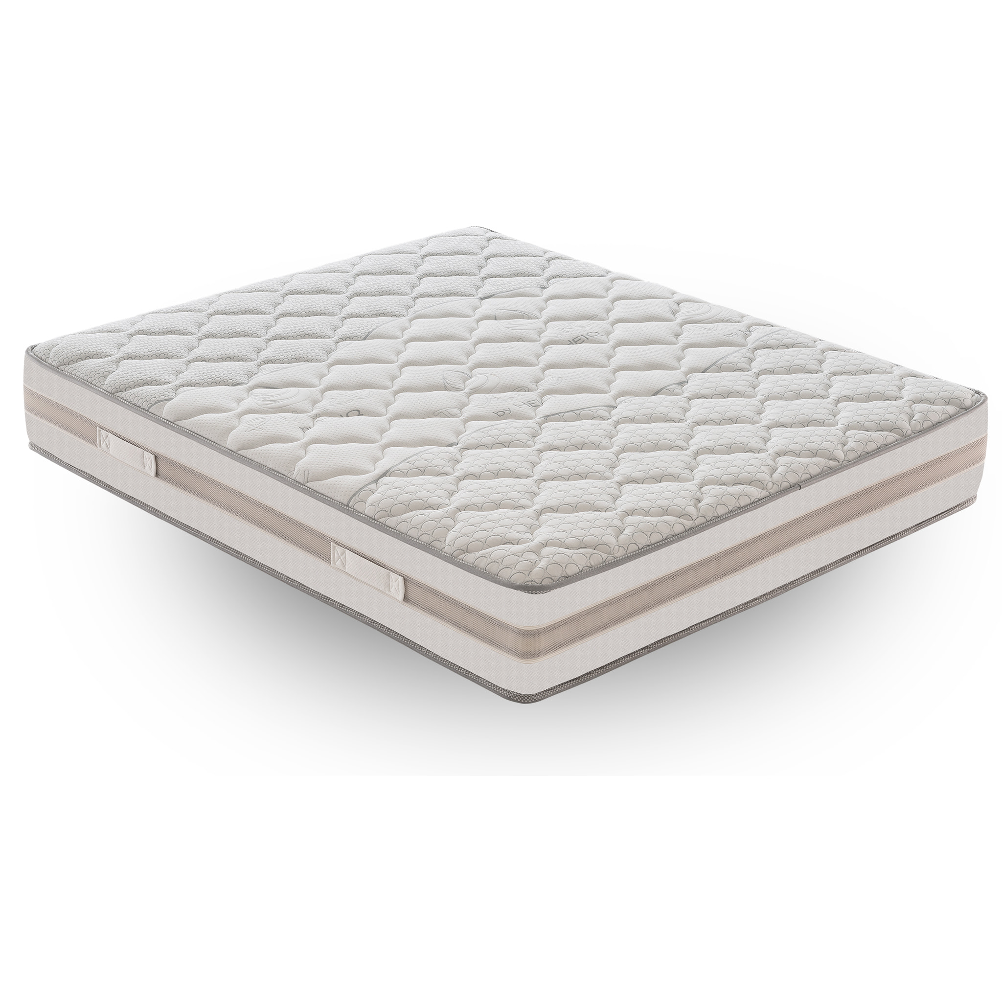 Materasso 100x200 800 molle insacchettate e Memory Foam - Alto 25 cm - Sfoderabile - 9 Zone di Comfort