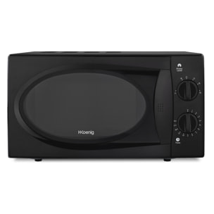 Microondas Negro VIO6B H.Koenig 700 W, 20 Litros, 5 Configuraciones.