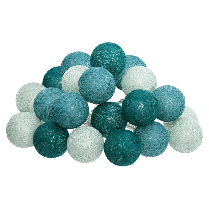 Guirlande Led Secteur 20 Boules Assortiments D 6 Box