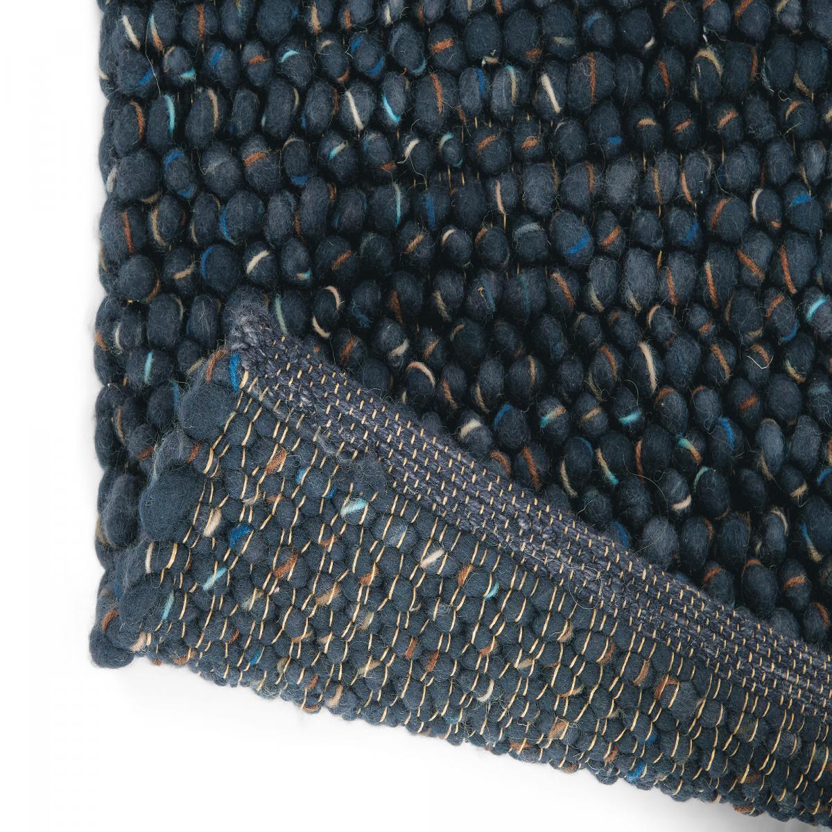 Tapis salon et chambre tissé en laine motif uni HAKA