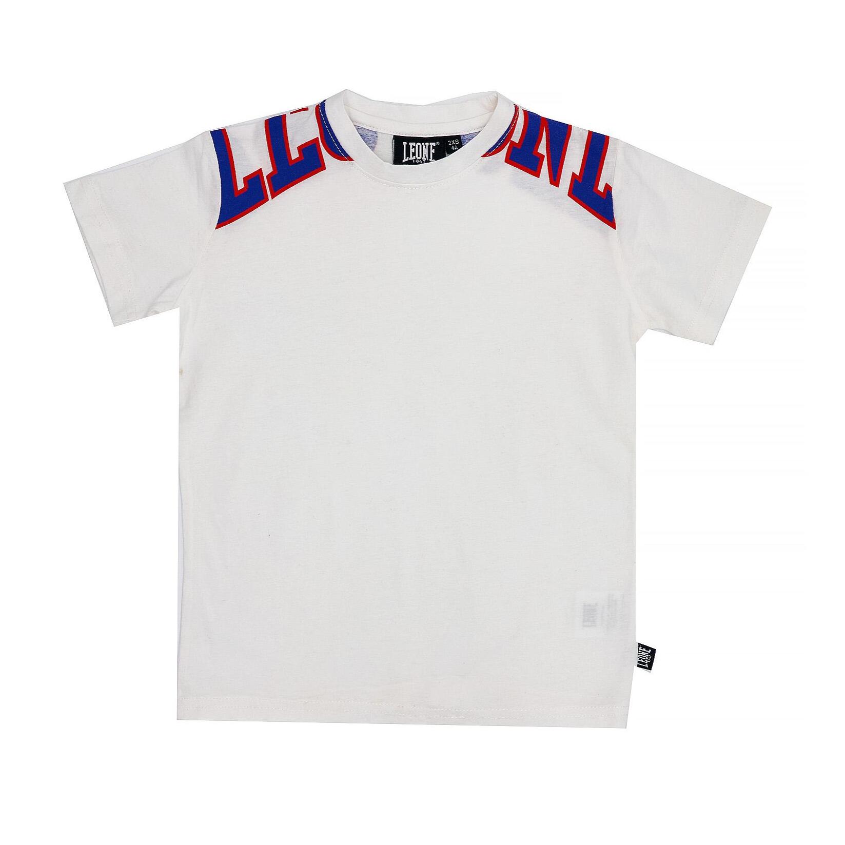 T-shirt a maniche corte da bambino logo grande New Sporty