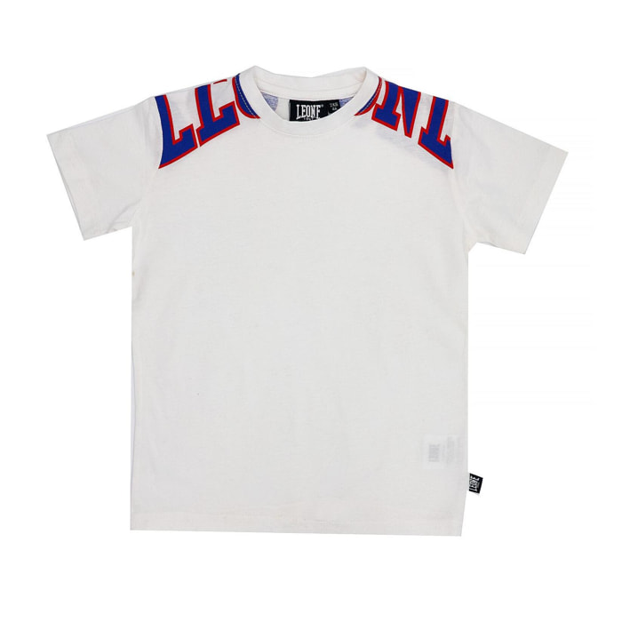 T-shirt a maniche corte da bambino logo grande New Sporty