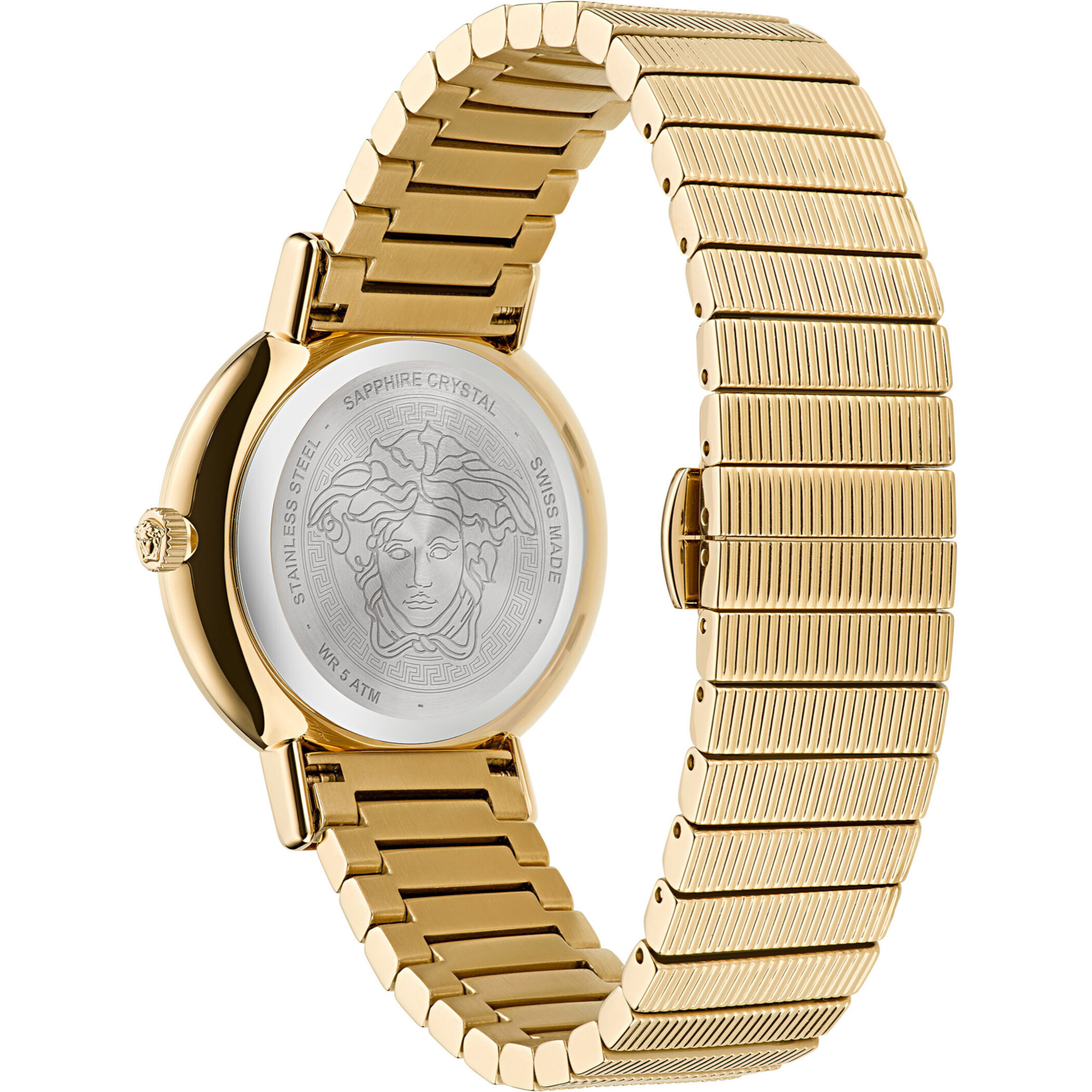 Versace Reloj Analógico De Cuarzo Greca Chic