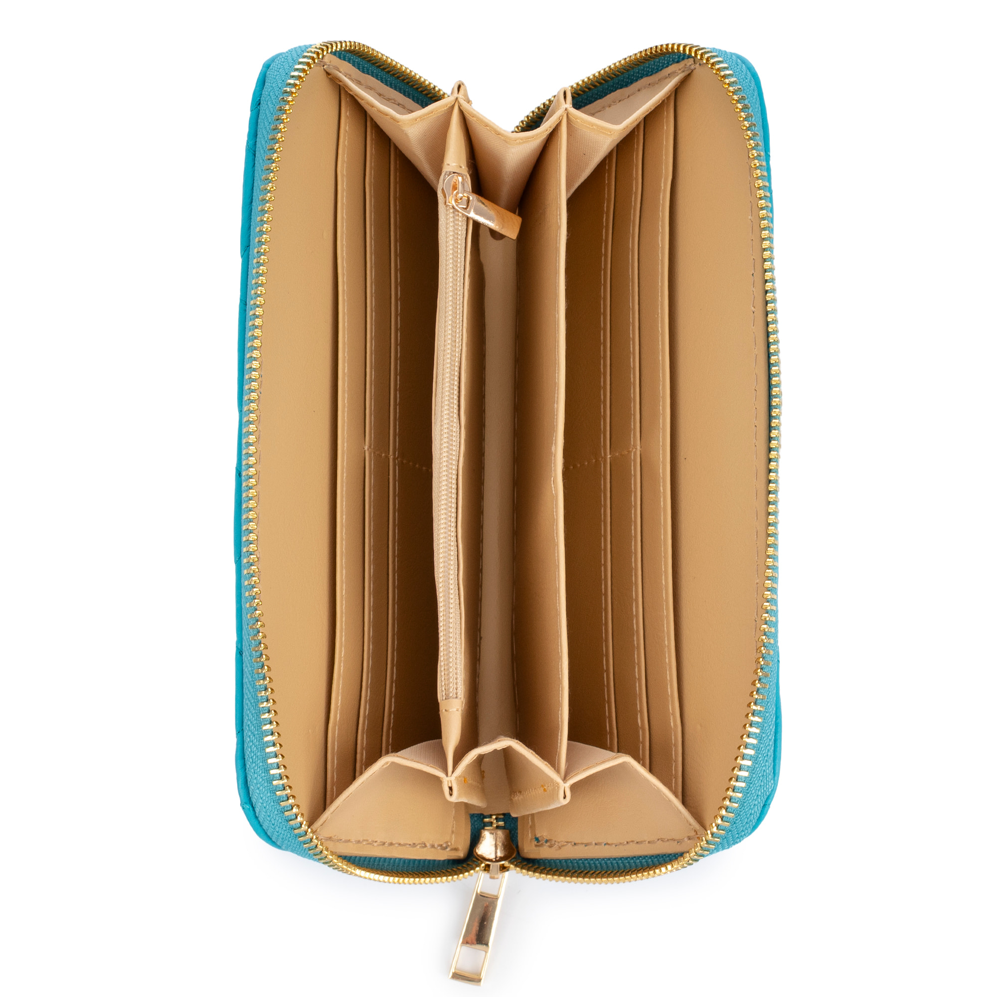 Andali cartera mujer. Piel auténtica acabado Sauvage acolchado.