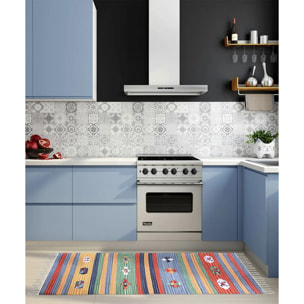 Tappeto kilim multiuso 100% cotone lavabile Tappeto salotto, soggiorno, camera da letto