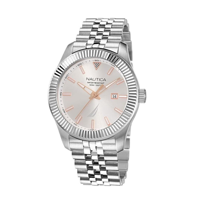 Reloj Nautica NAPPBS250 Hombre Analogico Cuarzo con Correa de Acero inoxidable
