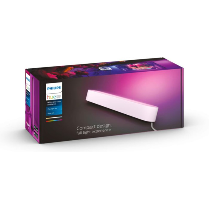 Lampe connectée PHILIPS HUE W&C Play x1 avec alim. Blanc