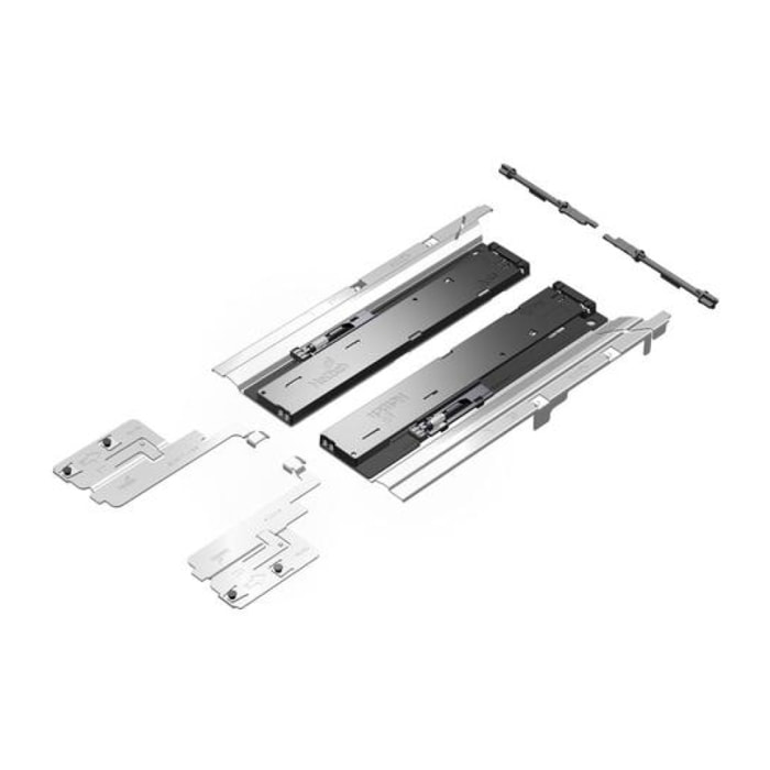 Système d'ouverture HETTICH Push to Open Silent pour coulisses Actro avec Silent System - 20 à 80 kg - 9241051