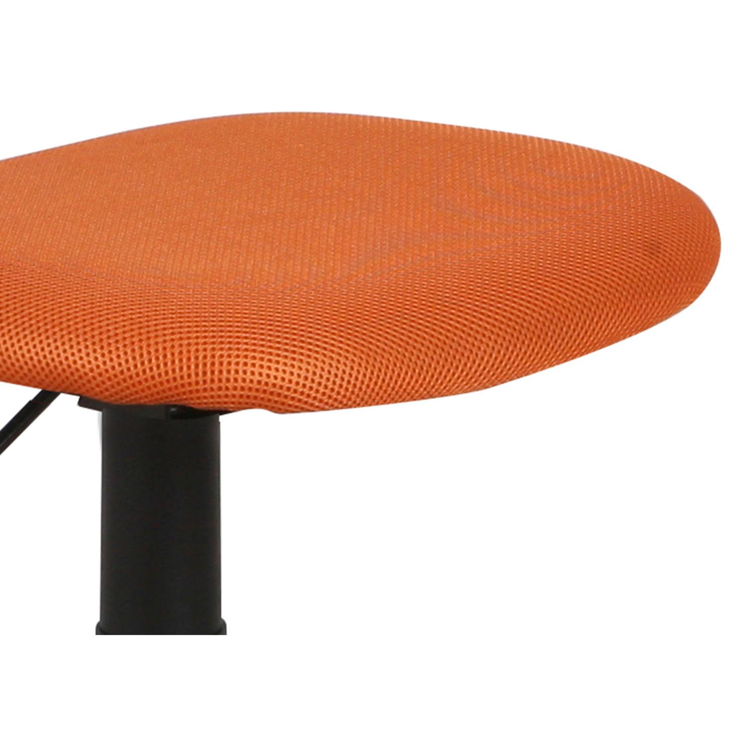 Sparky - sedia da ufficio in poliestere e nylon arancio