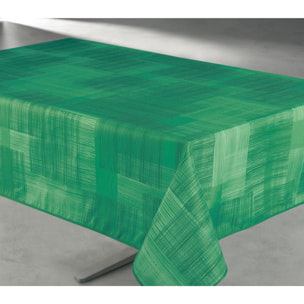 Nappe antitache imprimée Géo rectangulaire 145 x 240 cm - Vert