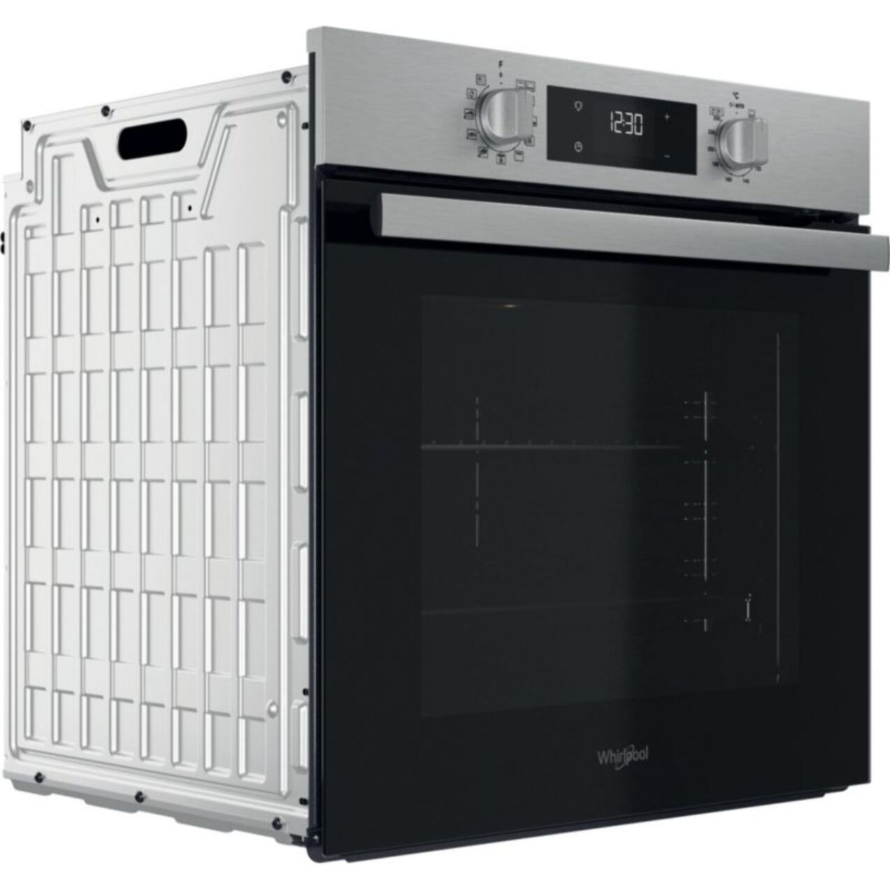 Four encastrable WHIRLPOOL OMR58RR1X - Pyrolyse - Chaleur pulsée - Rails télescopiques - Ajout Vapeur - Inox Anti-traces
