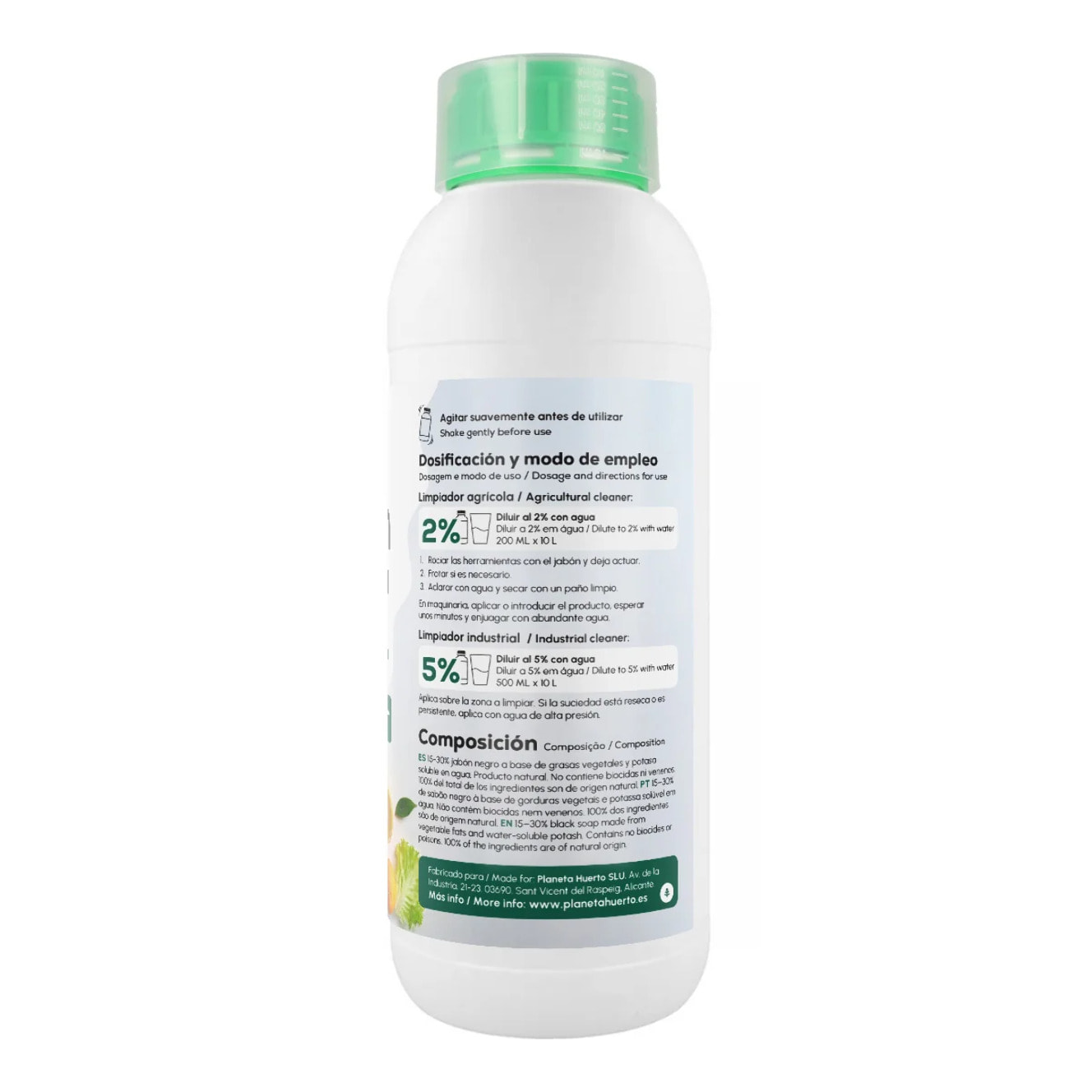 Pack Jabón Potásico Negro 1L + Aceite de Neem 250 ml Planeta Huerto