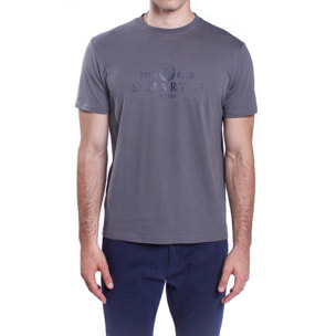 T-shirt jersey con ricamo logo davanti