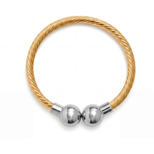 Pulsera Likoas acabado oro amarillo 18k