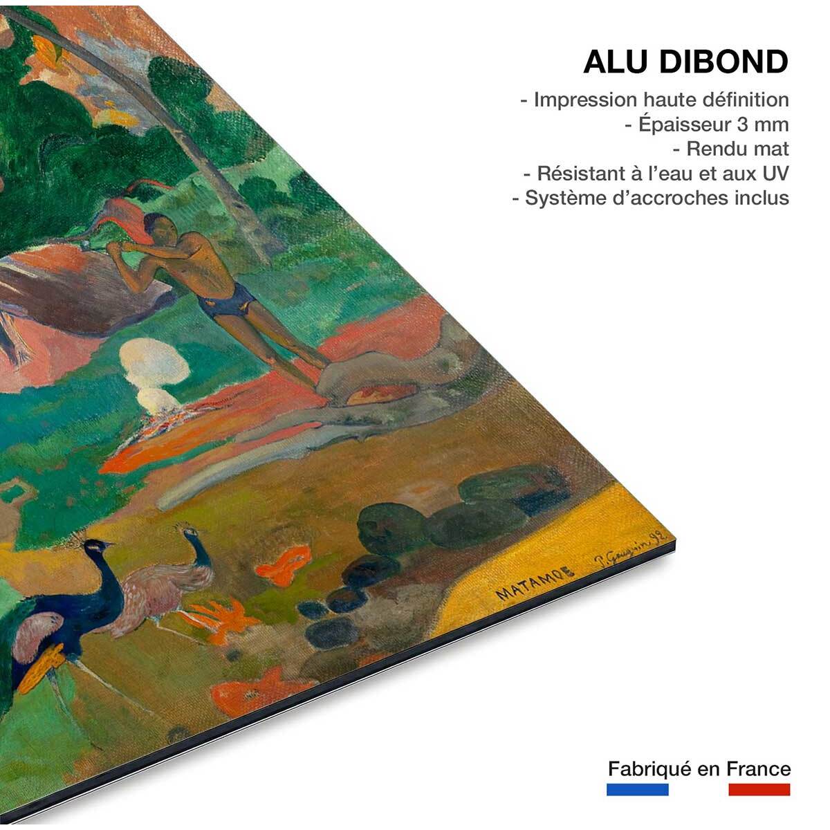 Tableau matamoe de paul gauguin  Tableau alu Dibond
