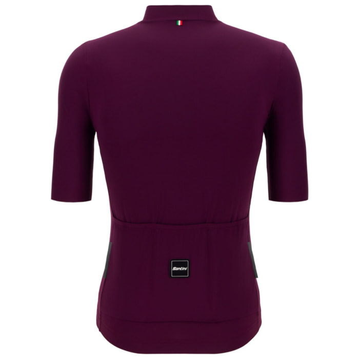 Sensation - Maillot Manches Courtes Unisexe - Bordeaux - Unisex