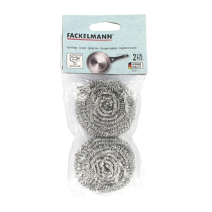 Lot de 2 éponges inox Fackelmann Tecno
