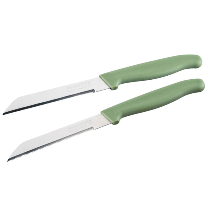 Set de 2 couteaux à légumes 19 cm Nirosta Elemental