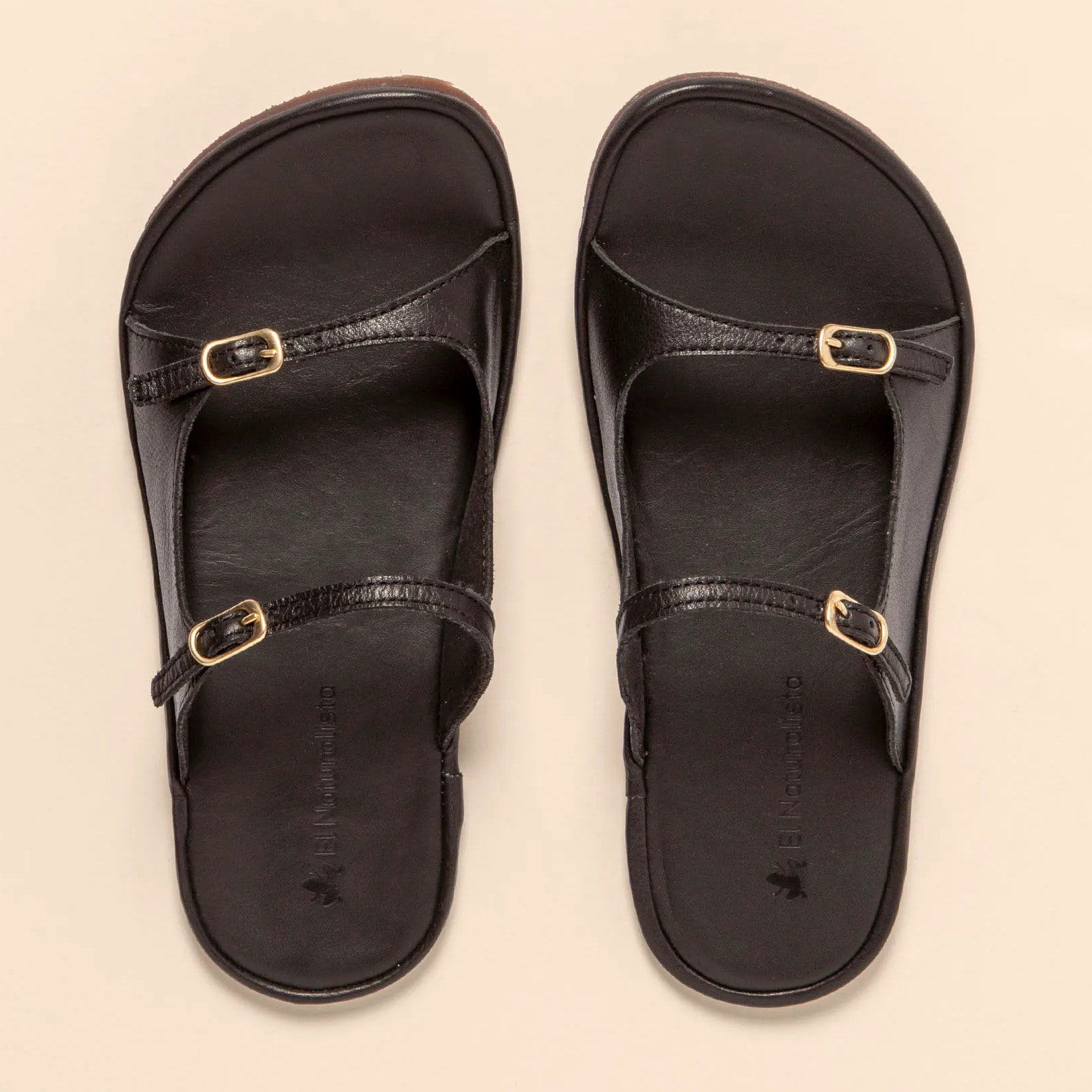 Sandalias N5684 SOFT NAPPA BLACK/ BARE SANDALS color Black