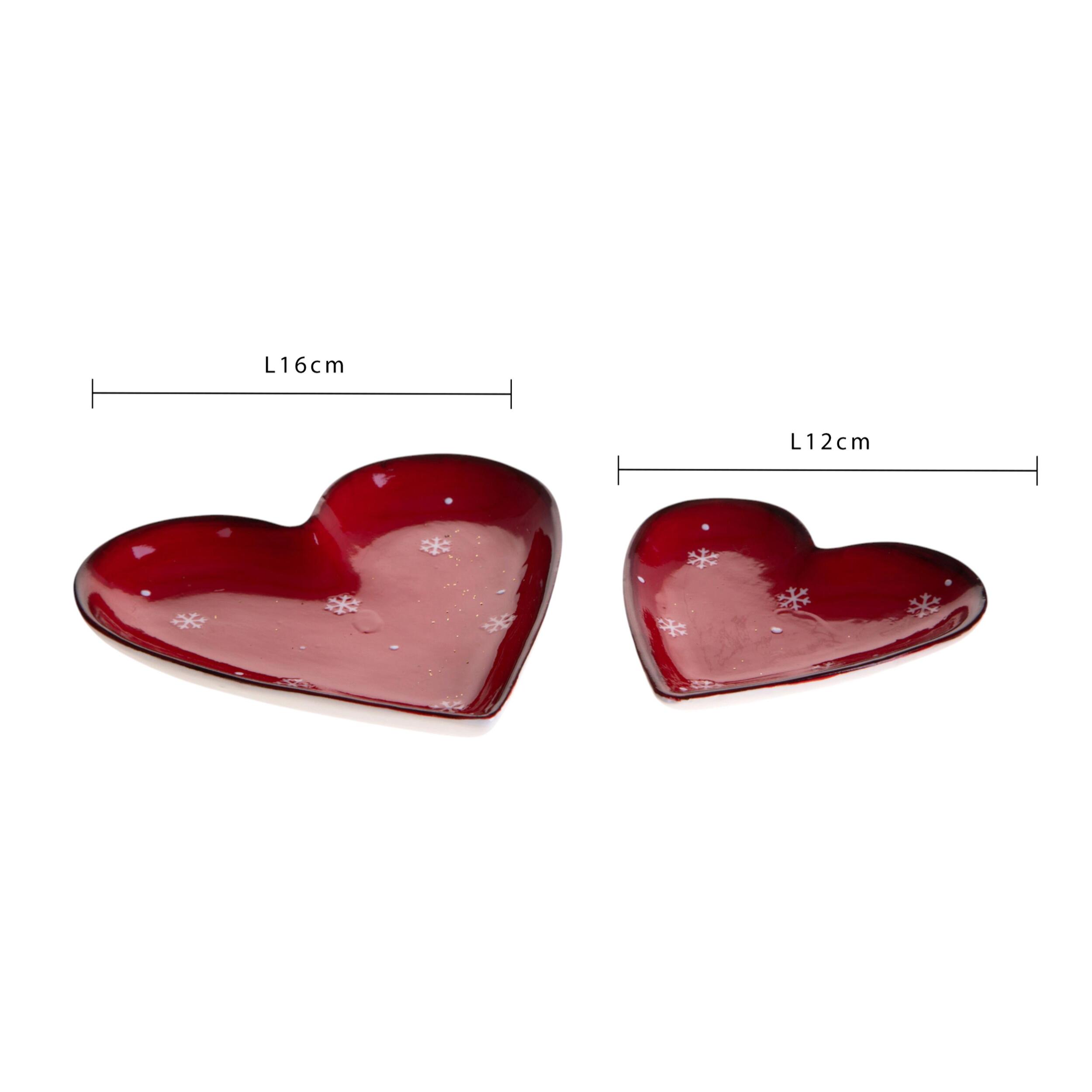 Svuotatasche Cuore - Pezzi 3 - 16,5xH2,2x16cm - Bianchi Dino SpA