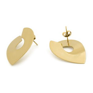 Pendientes Shanan acabado oro amarillo 18k