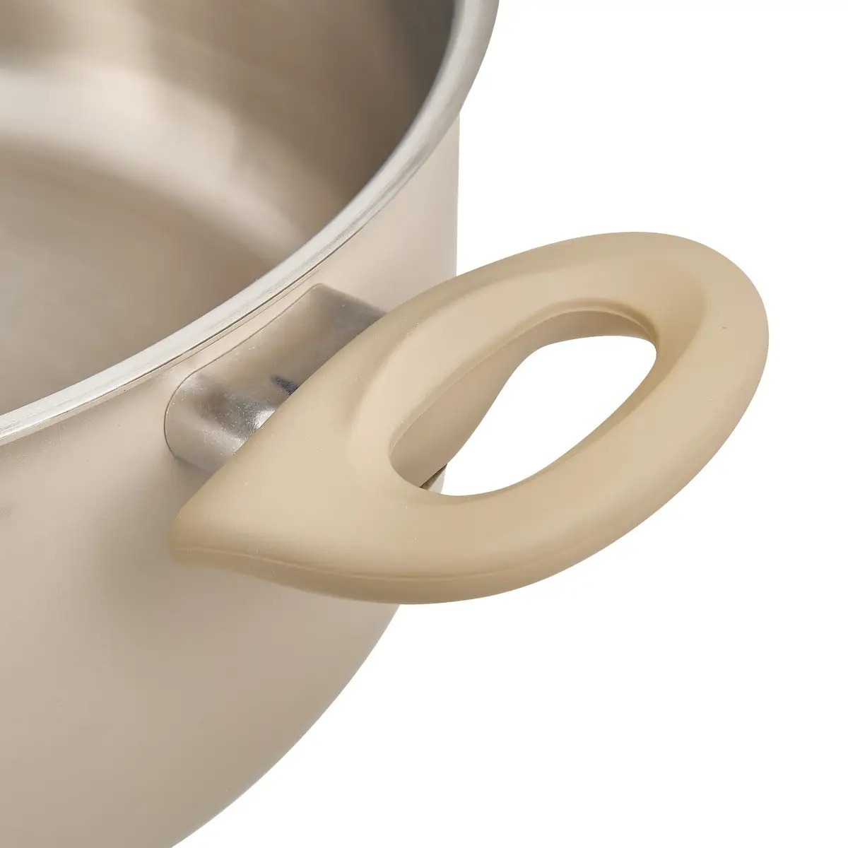 Faitout Solstice D24cm 4,6L beige