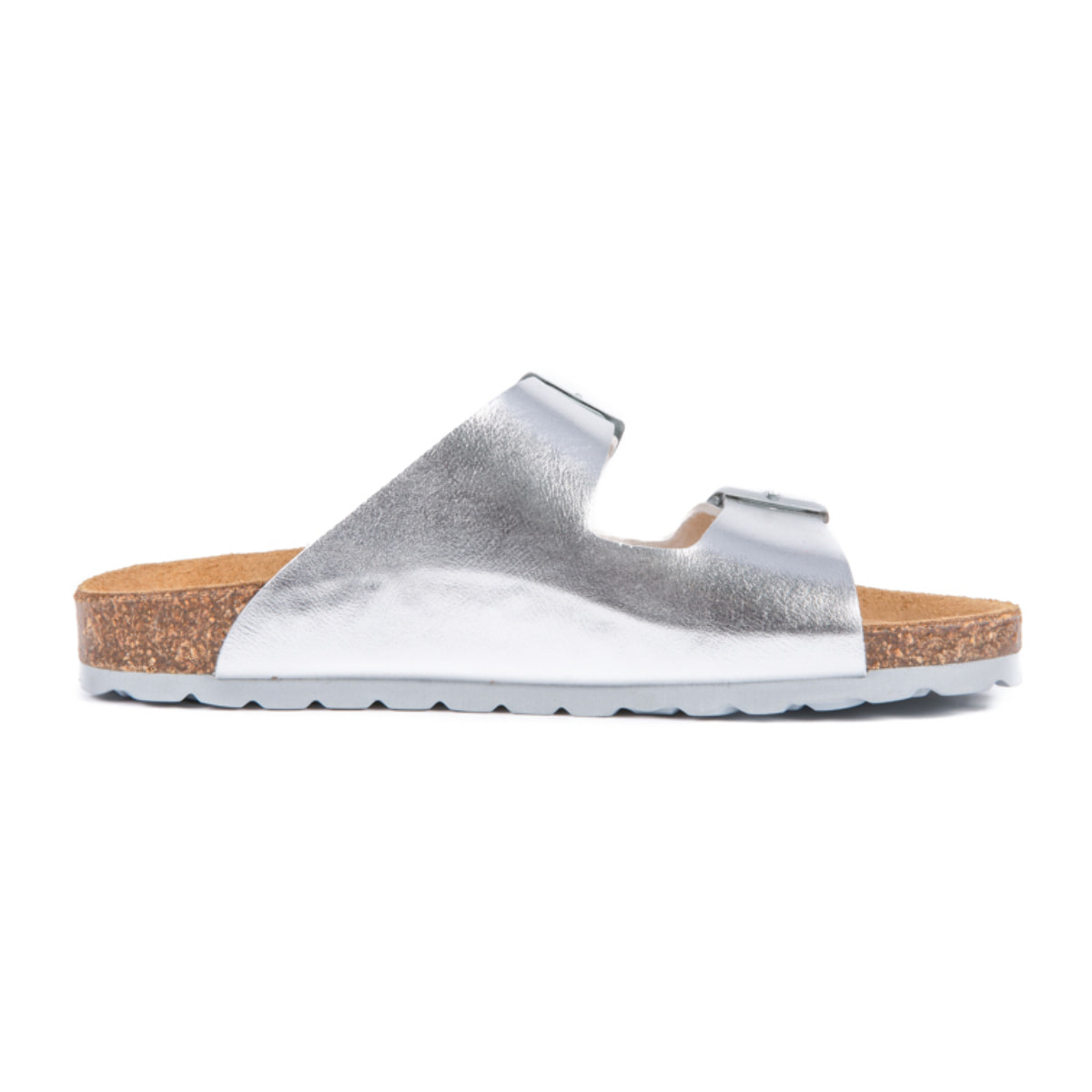 SANDALIA BABUNKERS PLATEADO