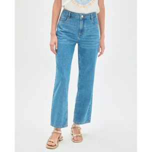 Jeans basic blu medio