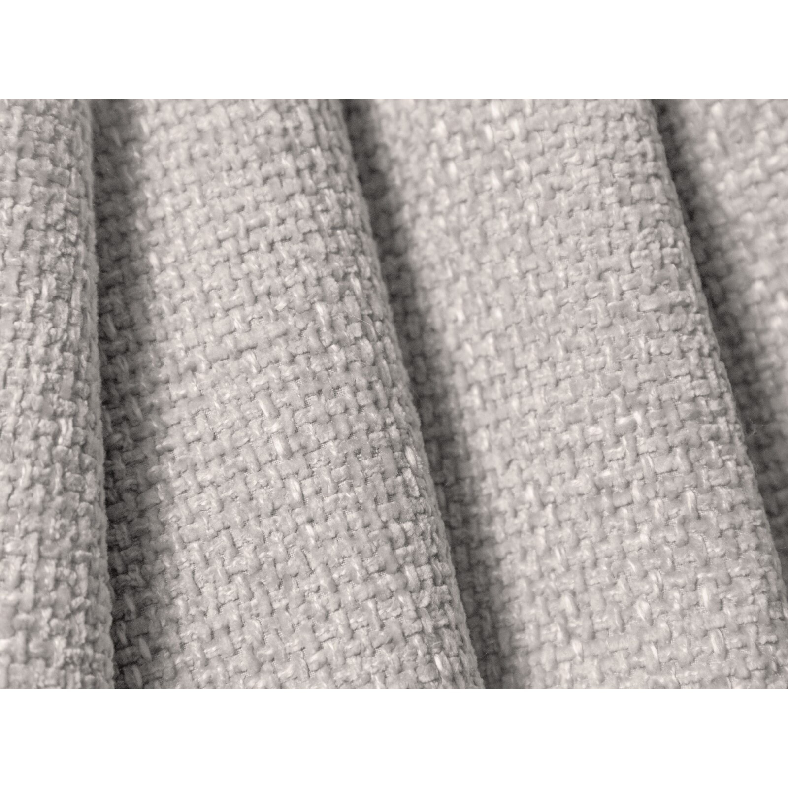 Canapé convertible avec coffre de rangement "Matera" 3 places en chenille gris clair