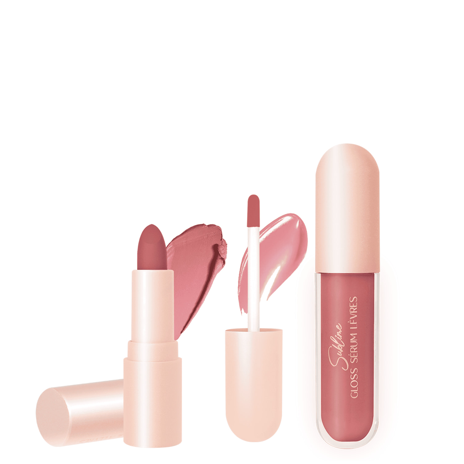 Duo Signature : Nude Eternel - Coffret 2 Rouge à Lèvres