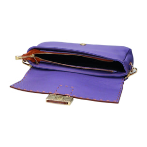 Borsa a spalla da Donna Wally in Vera Pelle Made in Italy 29x13x9 cm