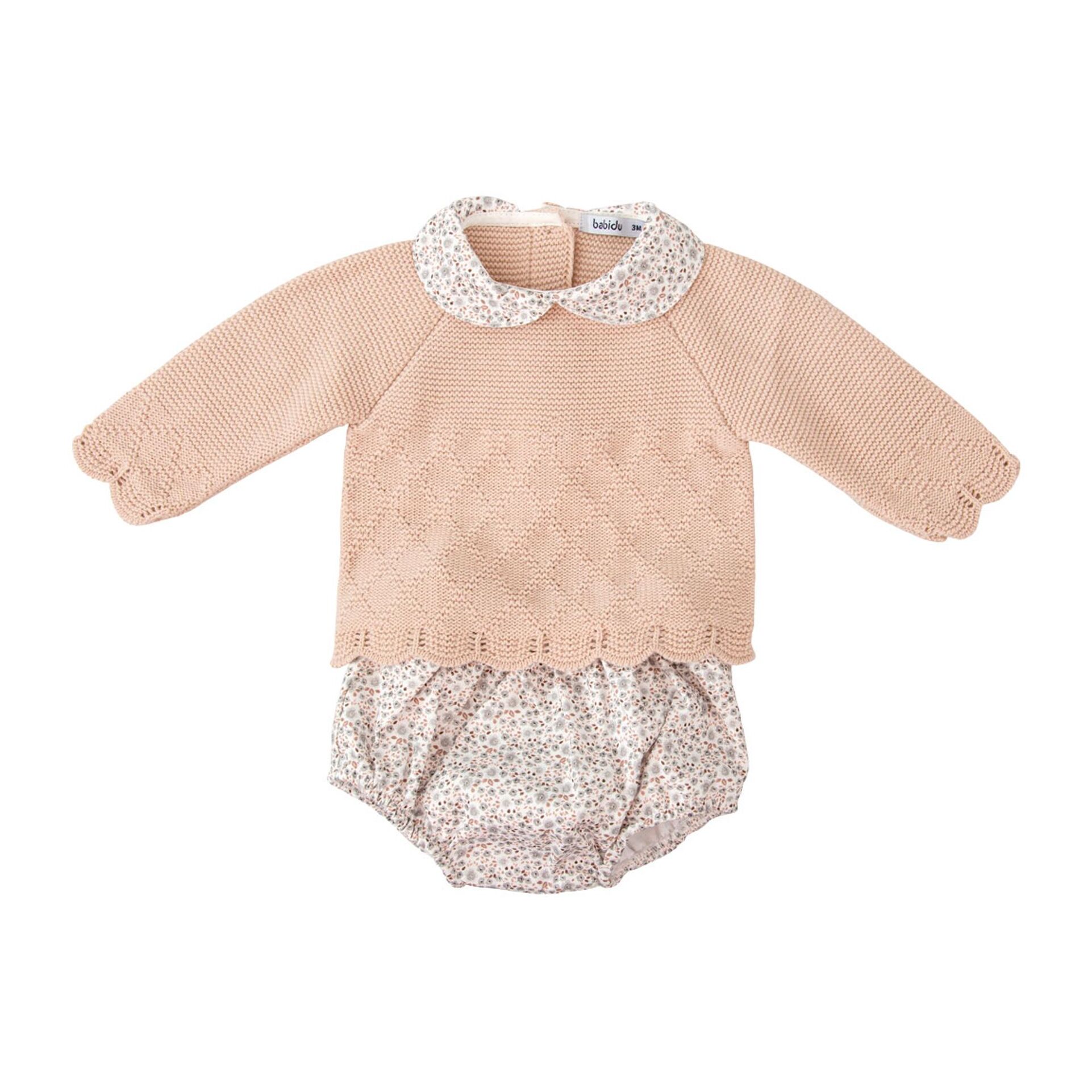 Conjunto Ranita Punto Bebe Niña Escarcha