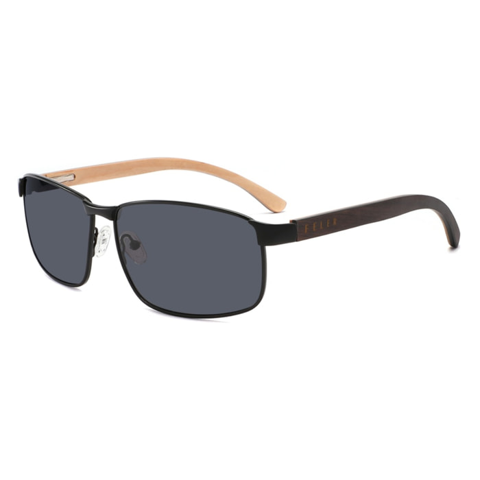 Gafas de Sol Feler 1815-1 Polarizadas de Madera Unisex 62 mm