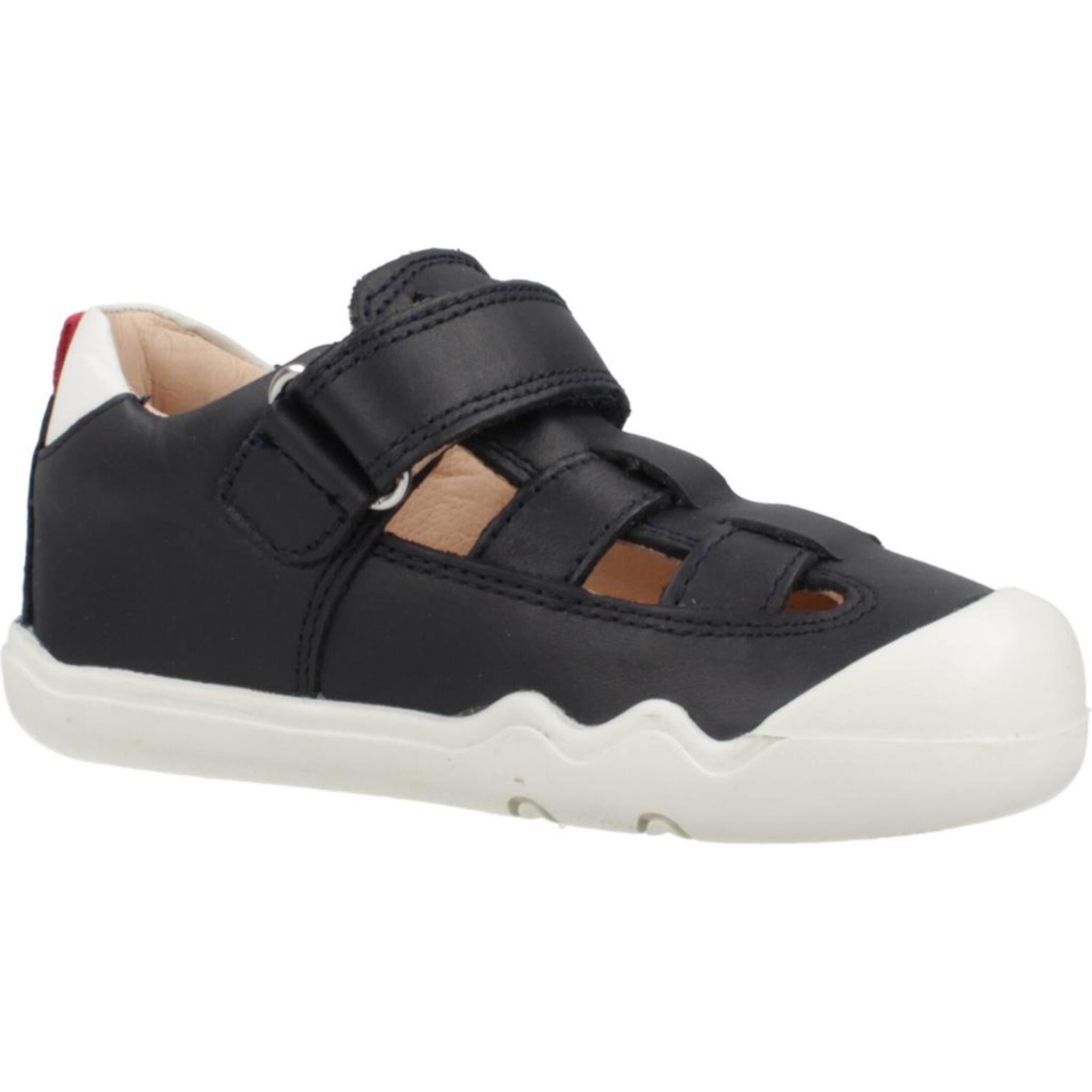 Sandalias Niño de la marca GEOX  modelo B STEPPIEUP BOY NEGRO