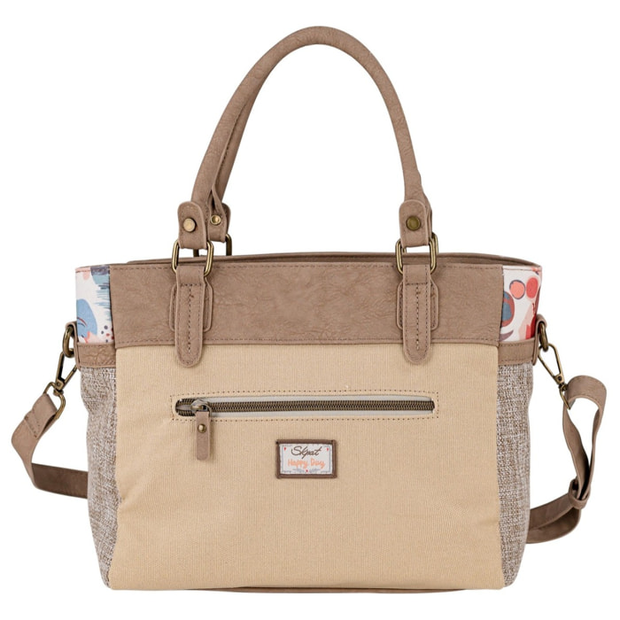 Bolso De Mano Skpat Leyre Taupe