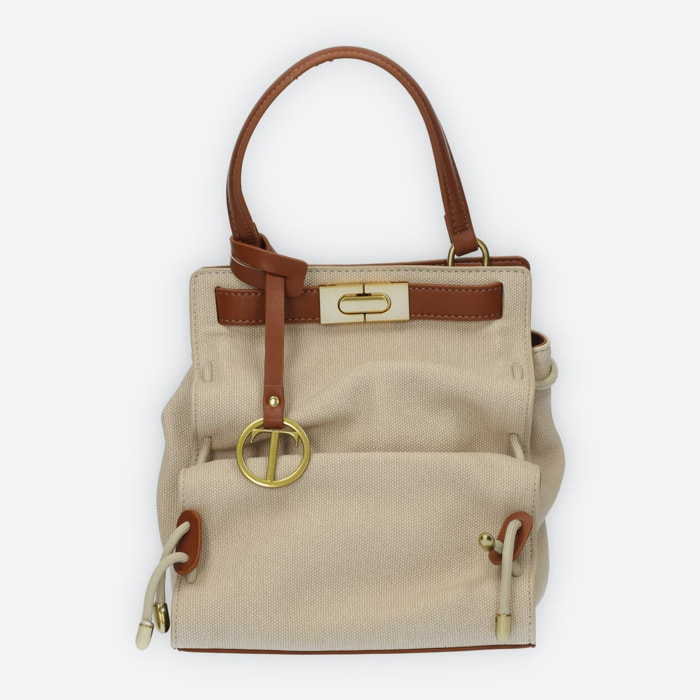 Borsa Adulto unisex Tata Italia Beige