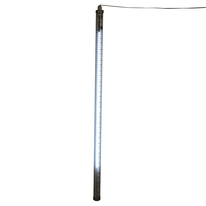 Tubo 80 Cm Singolo 160 Led**Sc - Pezzi 1 - 3,2X82X3,2cm - Colore: Bianco - Bianchi Dino - Articoli Natalizi