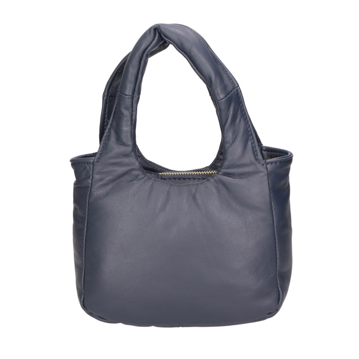 Borsa a mano da donna - Modello Virna - Vera Pelle - 17.0 x 24.0 x 8.0 cm