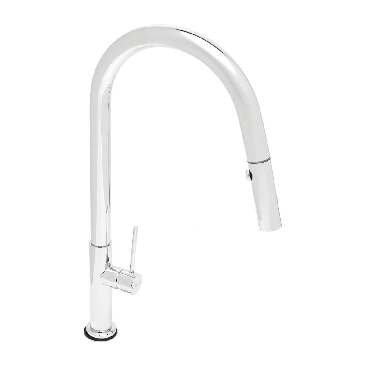 mitigeur monocommande avec douchette extractible et bras pivotant, 2 jets, Chrome (SATBSD288)