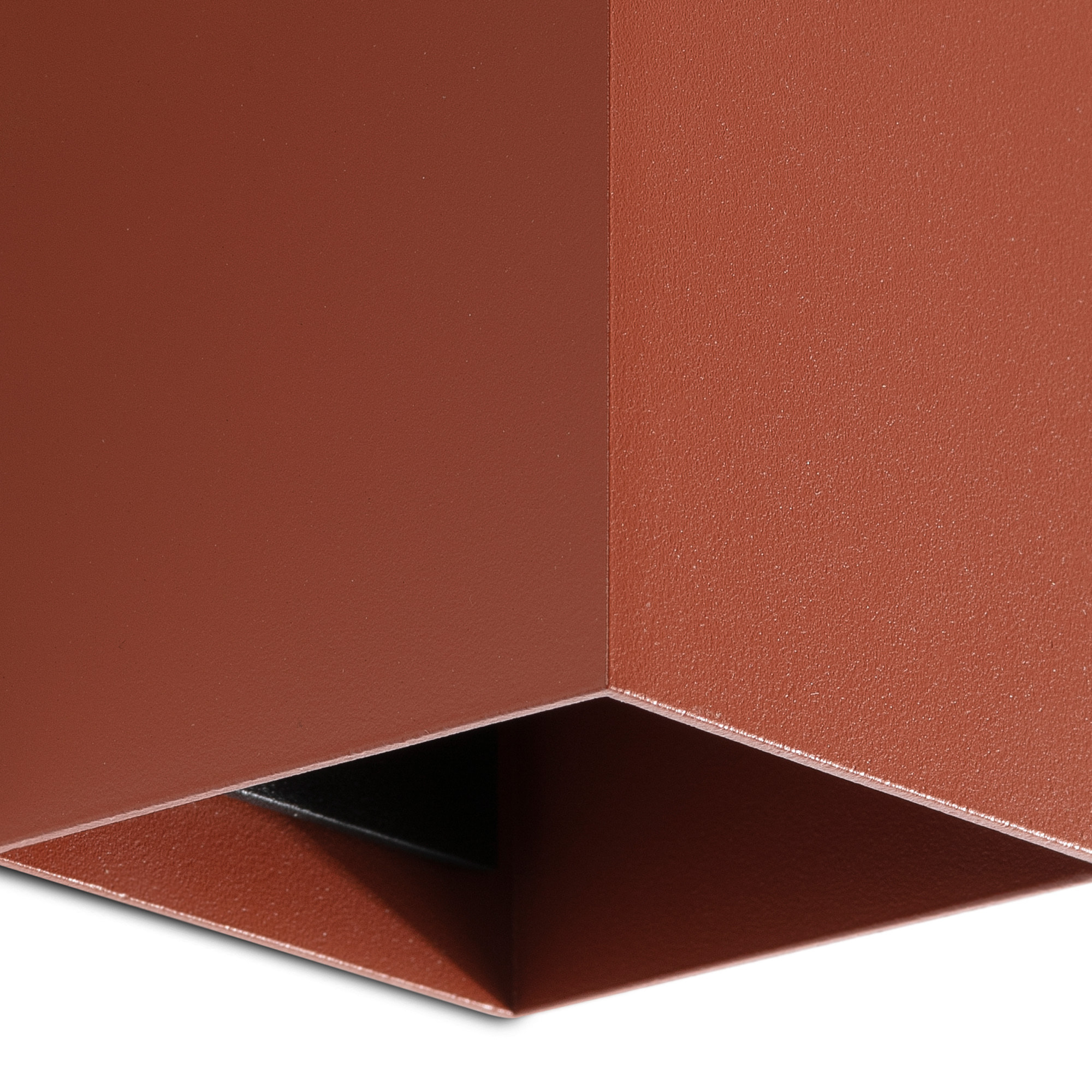 LUNE 2L Aplique cuadrado terracota