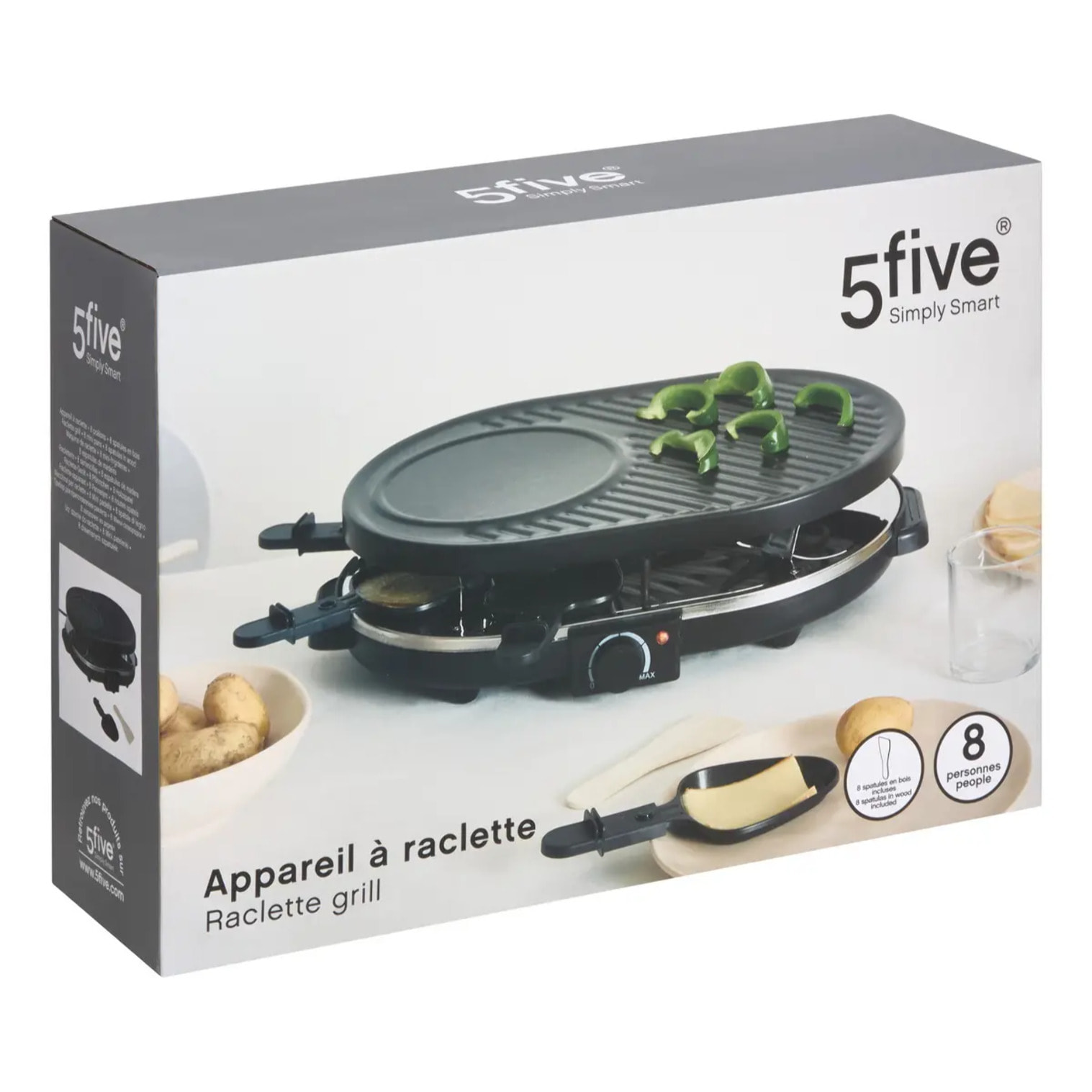 Appareil à raclette 8 personnes