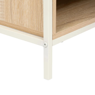 Chevet Curvy 2 niveaux bois clair
