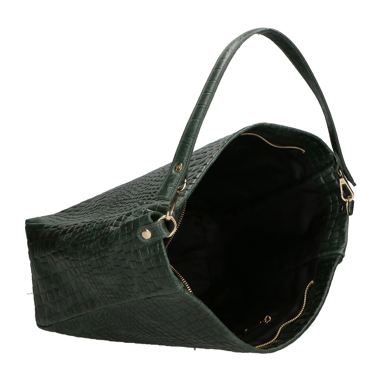 Borsa a spalla da donna - Modello Valtera - Vera pelle - 32.0 x 31.0 x 15.0 cm